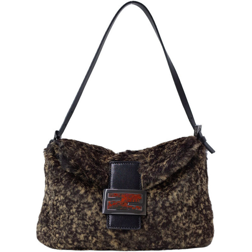 Fendi Fur Shoulder Bag Handbag